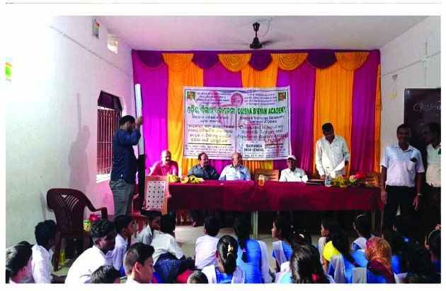 Science Popularization Programme at Balikuda High School & Radhanga High School of Jagatsinghpur District, on 17.10.2022.
